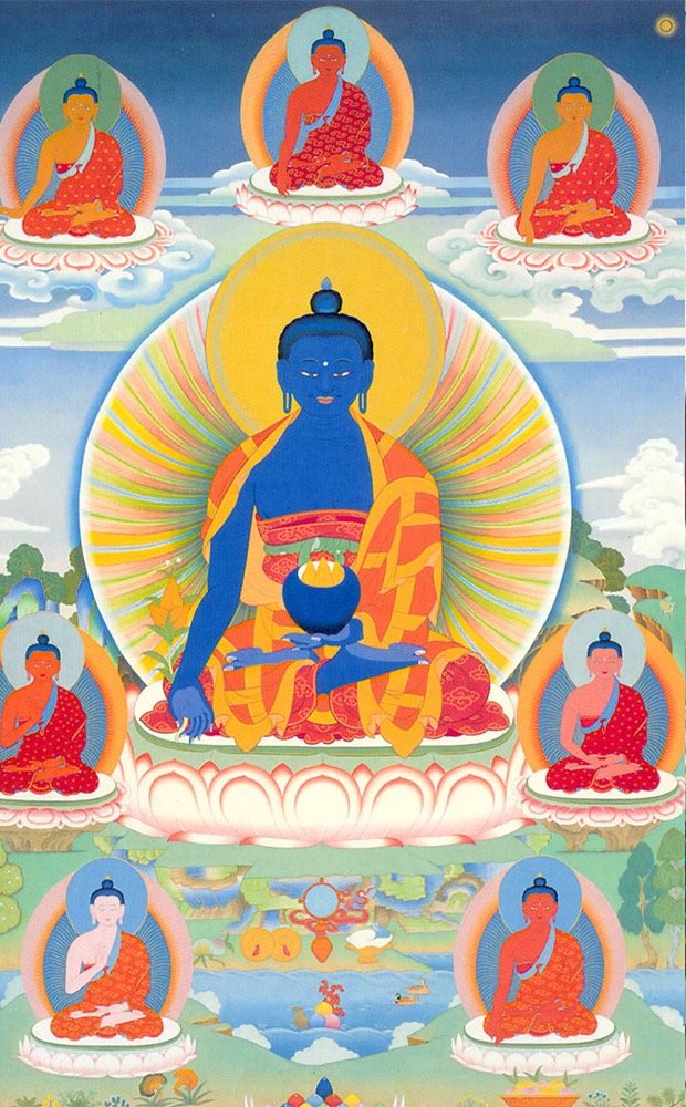 The three healing deities - The Path of Tantric Healing